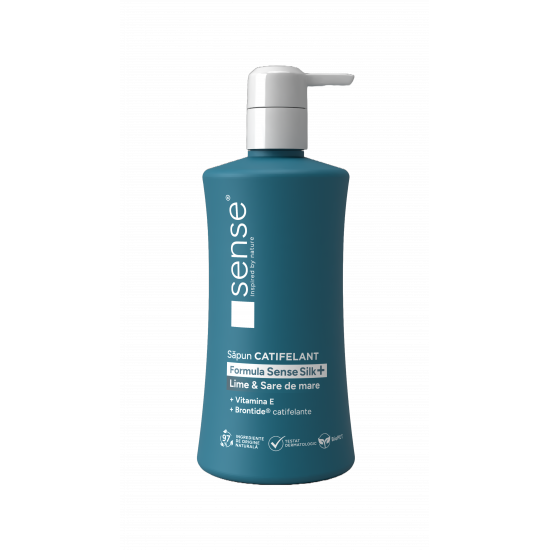 Sapun Lichid Gel, SenseSilk+, Lime & Sare de Mare, 330ml – SENSE