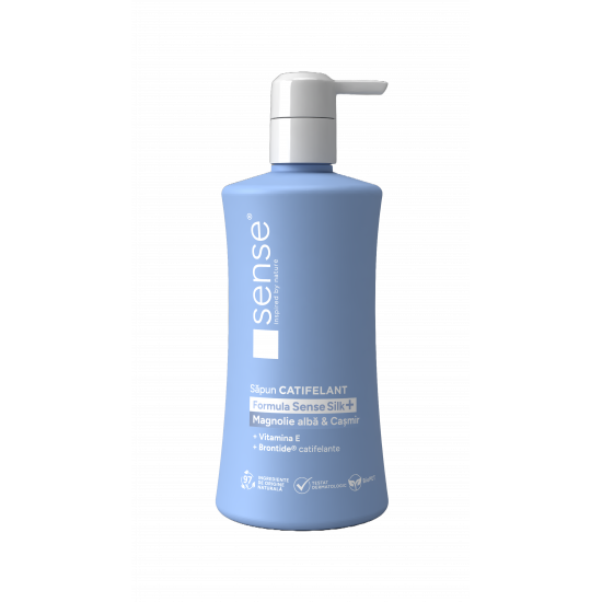 Sapun Lichid Gel, SenseSilk+, Magnolie Alba & Casmir, 330ml – SENSE