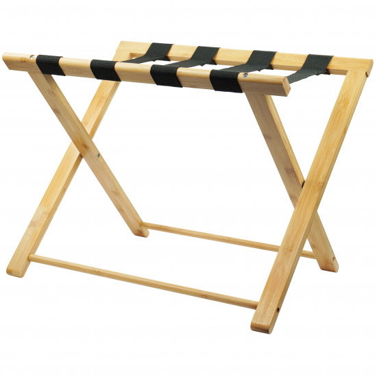 Suport de bagaj fara spatar DELTA, facut din bamboo (culoare natur)