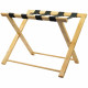 Suport de bagaj fara spatar DELTA, facut din bamboo (culoare natur)