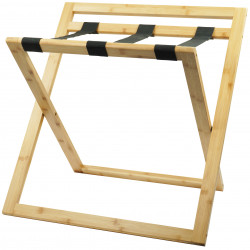 Suport de bagaj cu spatar ZETA, facut din bamboo (culoare natur)