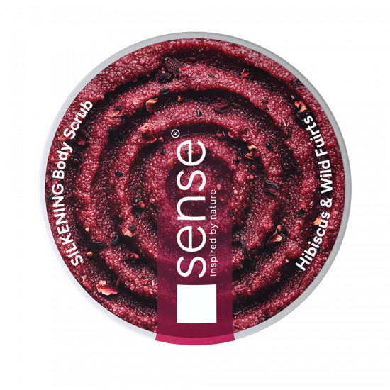Exfoliant de corp, SugarSilk+, Hibiscus & Fructe Sălbatice, 200ml – SENSE