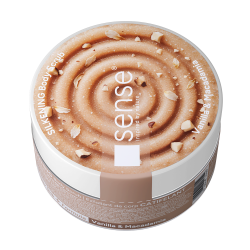 Exfoliant de corp, SugarSilk+, Vanilie & Macadamia, 200ml – SENSE