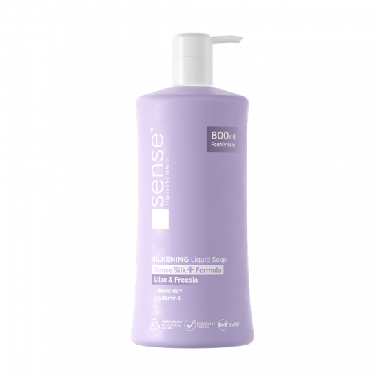 Sapun Lichid Gel, SenseSilk+, Liliac & Frezie, 800ml – SENSE