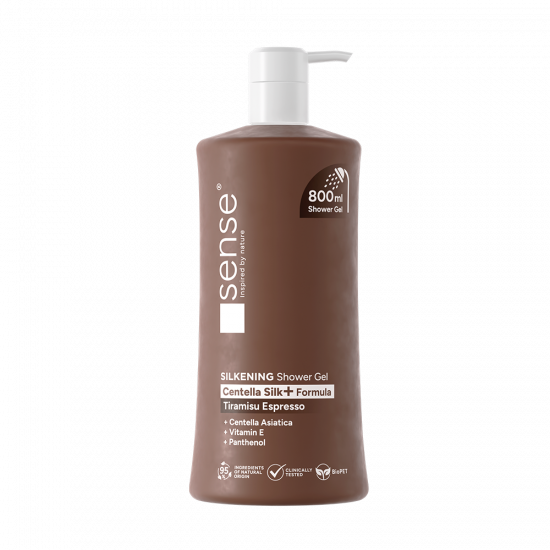 Gel de Dus CentellaSilk+, Tiramisu Espresso, 800ml – SENSE