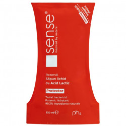 Sapun Gel cu acid lactic 330ml - Rezerva, extract Papaya, Sense