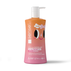 Gel de Dus Sensetiv+, Roz, Copii, Hipoalergenic, 330ml – SENSE KIDS