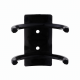 Holder plastic negru 400ml