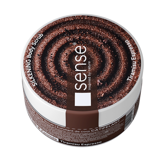 Exfoliant de corp, SugarSilk+, Tiramisu Espresso, 200ml – SENSE