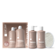 Set Cadou cu Lufa, DoubleSilk+, Vanilie & Macadamia, Săpun lichid gel 330ml & Gel de dus 330ml – SENSE 