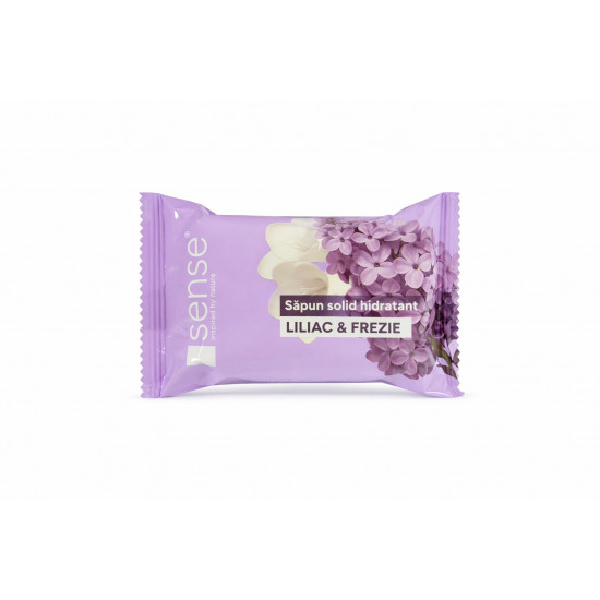 Sapun solid Liliac & Frezie 100 g , Sense