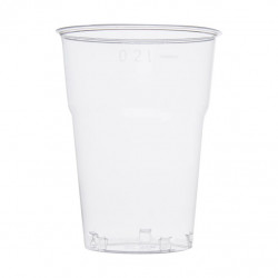 Pahar plastic PS 250 ml ambalat individual