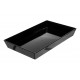 Tavita neagra rectangulara inalta 230x140x30 mm