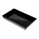 Tavita neagra rectangulara inalta 230x140x30 mm