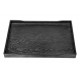 Tavita neagra rectangulara ingusta 215x155 mm
