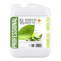 Gel de dus 5L  Ceai Verde + Vitamina E - Gama Omnia 