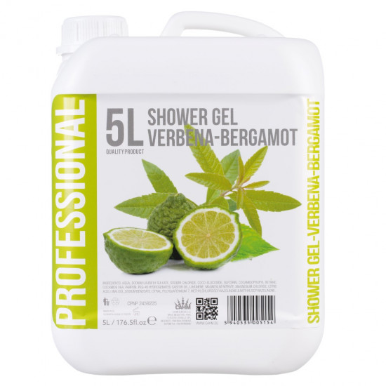 Gel de dus 5L  Verbena & Bergamota - Gama Botanika 