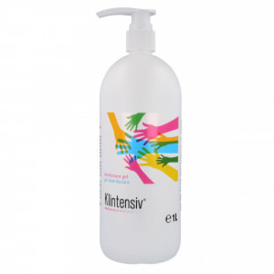  Gel dezinfectant maini antibacterian virucid 85% alcool, Klintensiv 1000ml 