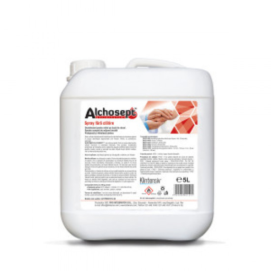 Dezinfectant maini antibacterian virucid 85% alcool, Alchosept 5L