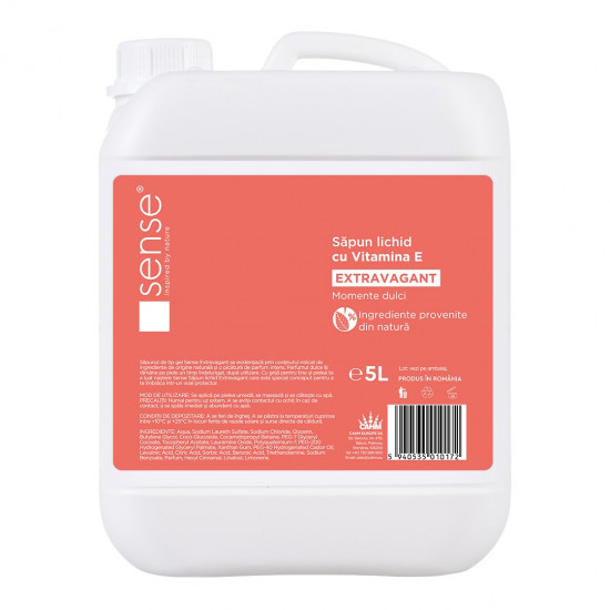 Sapun Gel Extravagant HDPE 5L, Sense 