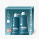 Set Cadou cu Lufa, DoubleSilk+, Lime & Sare de mare, Săpun lichid gel 330ml & Gel de dus 330ml – SENSE 