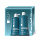 Set Cadou DoubleSilk+ Lime & Sare de mare, Sapun lichid gel 330ml & Gel de dus 330ml – SENSE 