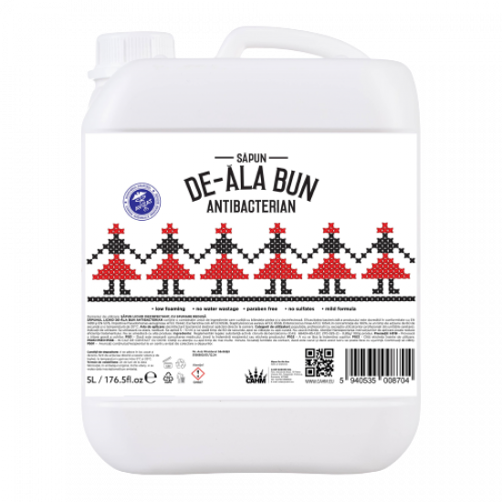Sapun de-ala bun lichid 5 L Antibacterian, avizat MNS nr 5156BIO/01/12.24 - actiune bactericida