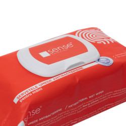 Servetele umede antibacteriene pentru maini, 72 bucati/pachet, Sense- -Cool&Clean