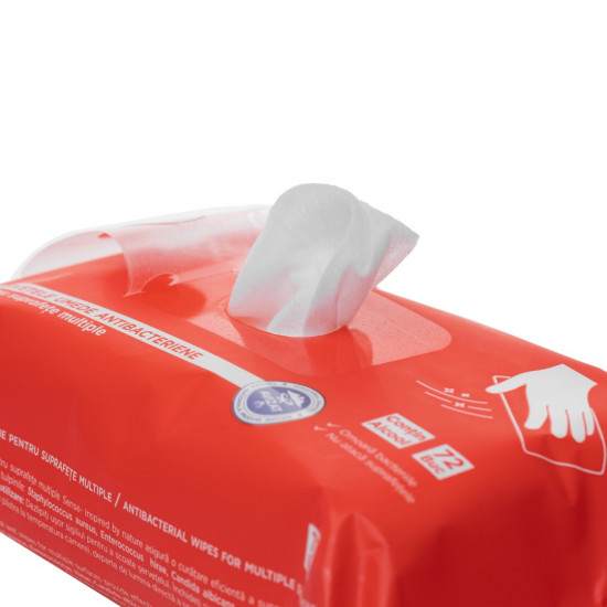 Servetele umede antibacteriene pentru suprafete, 72 bucati/pachet, Sense -Cool&Clean