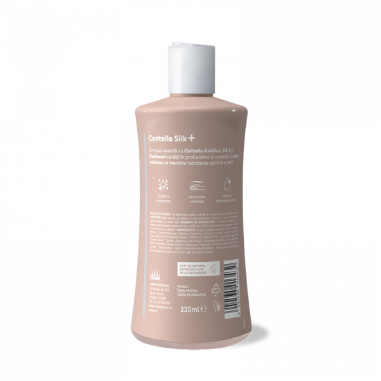 Gel de Dus CentellaSilk+, Vanilie & Macadamia, 330ml – SENSE